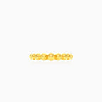 Gold bead ring