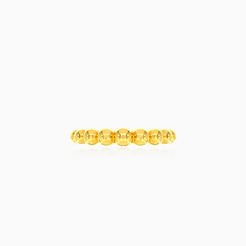 Gold bead ring