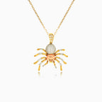 Unique spider pendant with movable legs