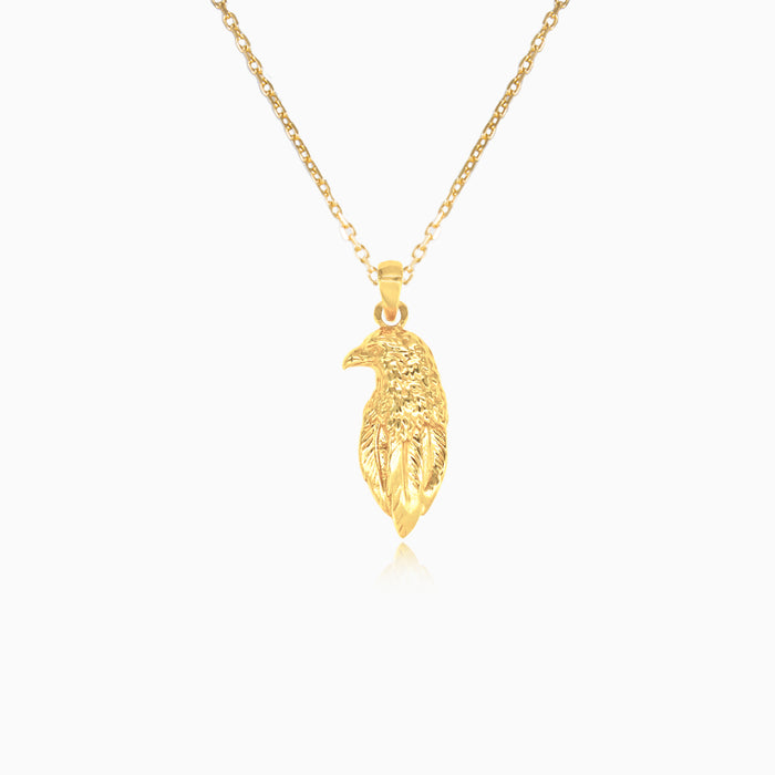 Gold-Anhänger mit Adlerkopf