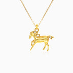 Beautiful pendant of a running horse