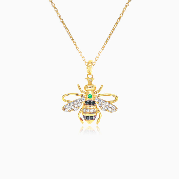 Pendentif abeille couleur or