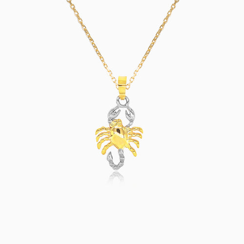 Gold Scorpion pendant