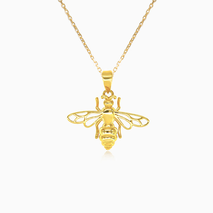 Gold-Bienen-Anhänger