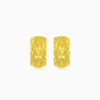 Yellow gold drop delight earrings