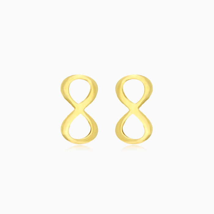 boucles-d-oreilles-puces-infini-en-or-jaune-lustré