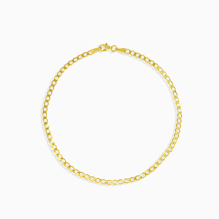 Feines Goldpanzerarmband