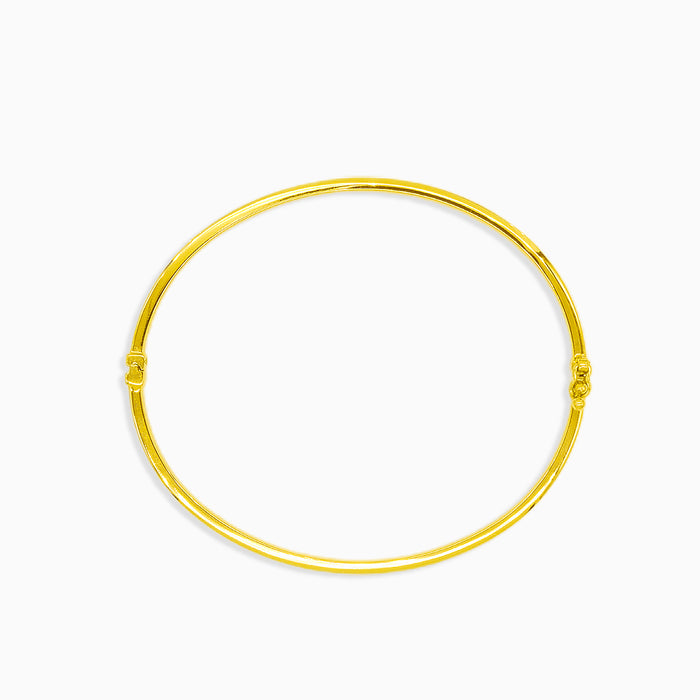 Feines Gold-Manschettenarmband