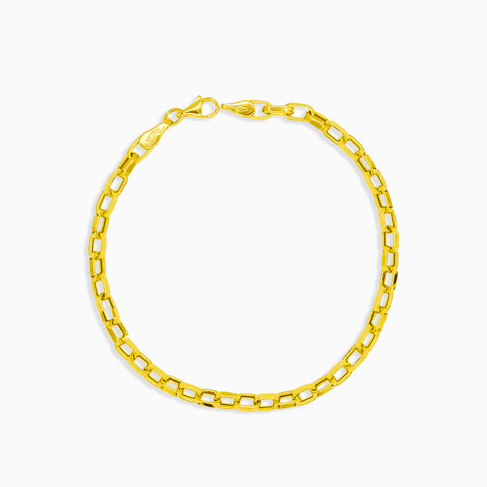 Pulsera sencilla de cadena de cubo