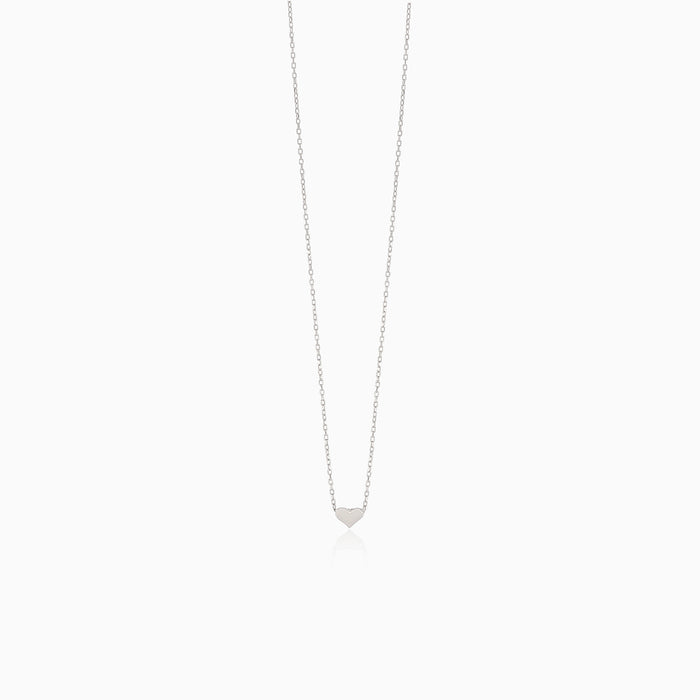 Fine necklace with heart bead