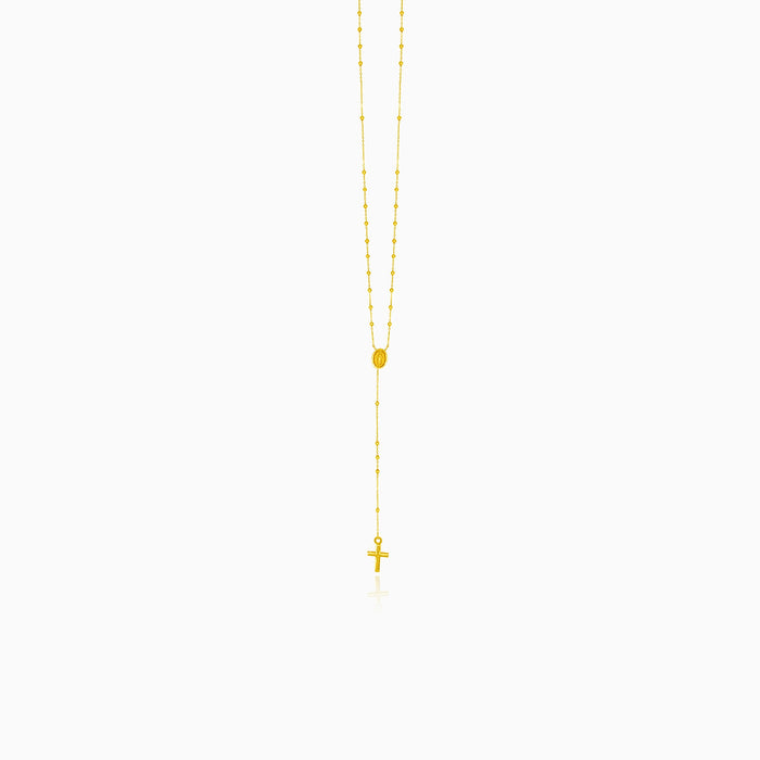 Delicate rosary with polished beads
