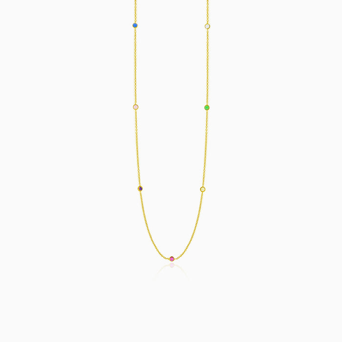 Delikates mehrfarbiges Collier