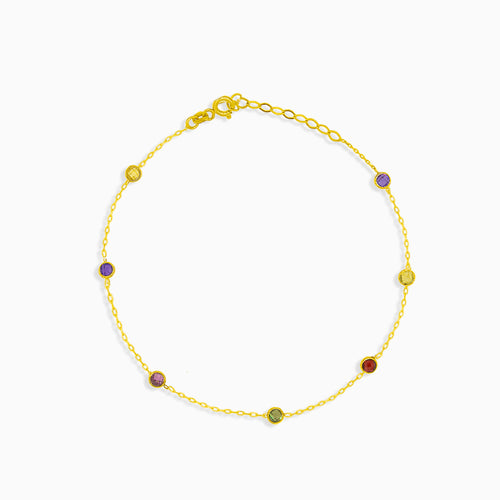 Multicolor chain bracelet