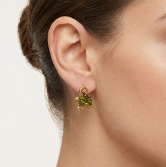 Heavenly orbs 14kt gold flower delight