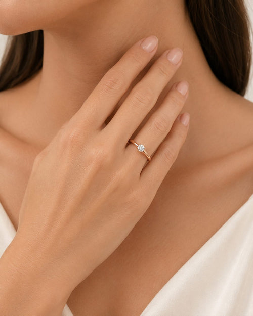 Harmony Rose Gold Diamond Ring