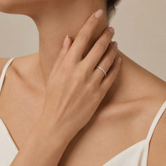 Timeless White Gold Diamond Band