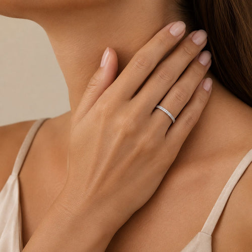 Luxury Two-Row Diamond Ring