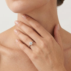 White Gold Diamond Engagement Ring