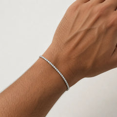 Diamond Tennis Bracelet 2,5 mm in White Gold