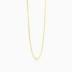 Dünne Box-Goldkette