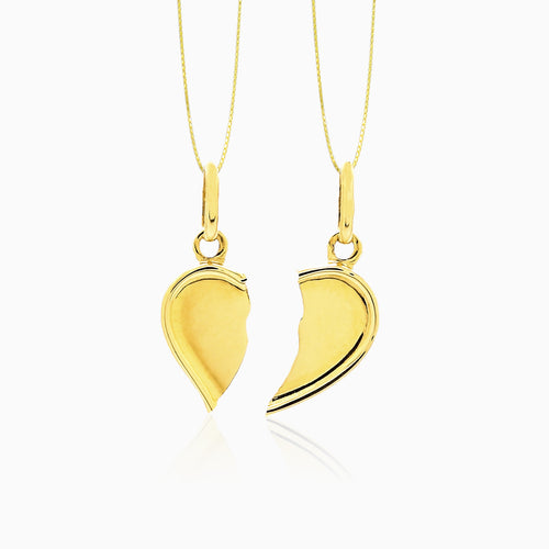Couple heart pendant