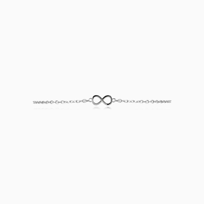 Plain infinity bracelet