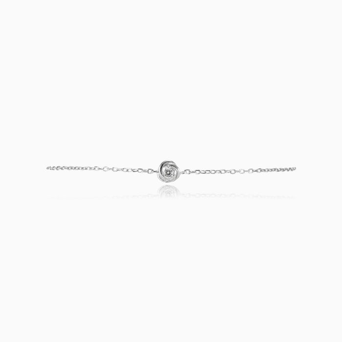 Armband mit rosafarbenem Zirkonia