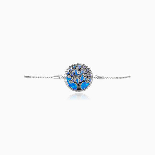 Opal tree of life bracelet