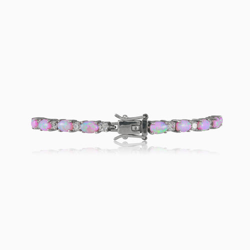 Tennis rose opal bracelet