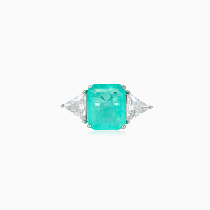 Lagune Zirkonia-Ring