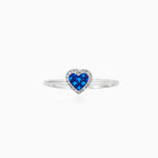 "Sapphire heart" ring