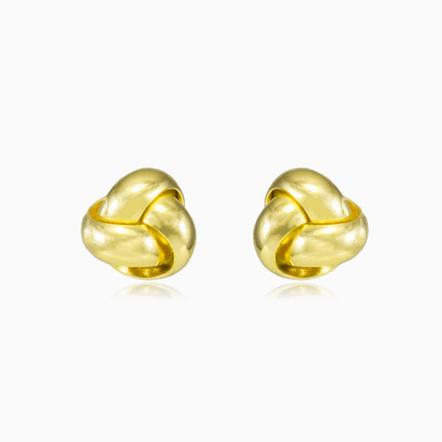 Gold knotted studs