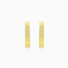 Minimalist gold earrings