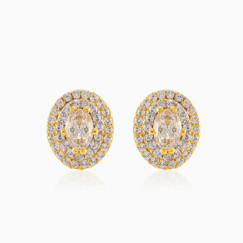 Yellow royal earrings