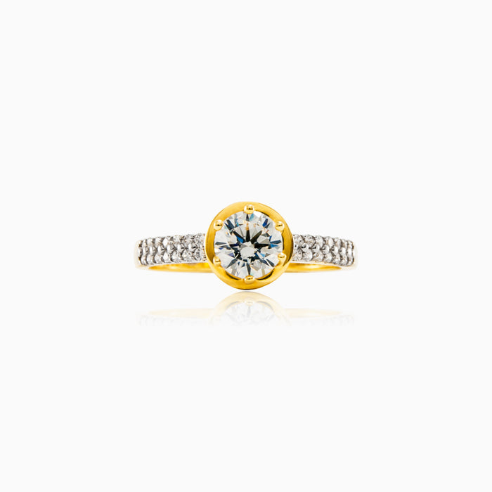 Fantasie Gelbgold-Ring
