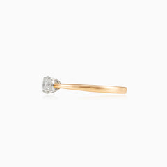 Classic four-prong diamond solitaire