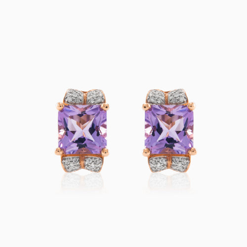 Royal amethyst earrings