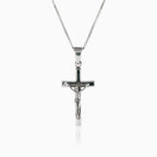 Square silver cross