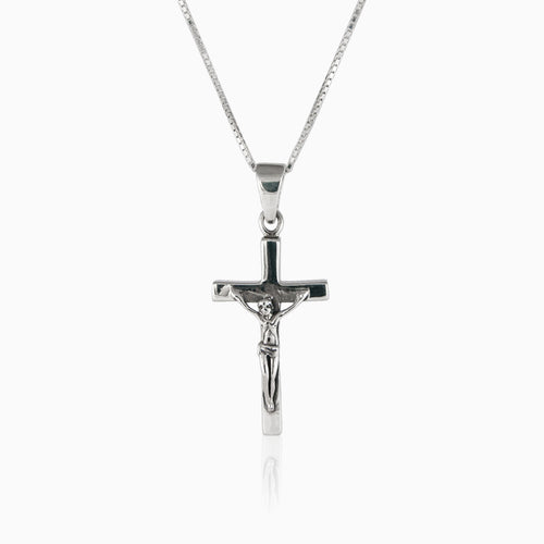  Čtvercový stříbrný kříž