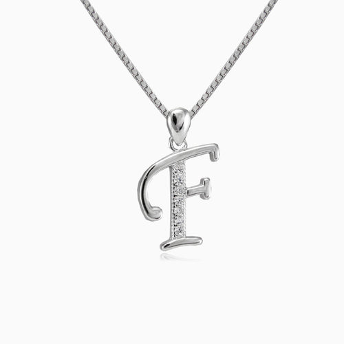 Letter F pendant