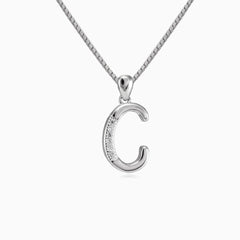 Letter C pendant