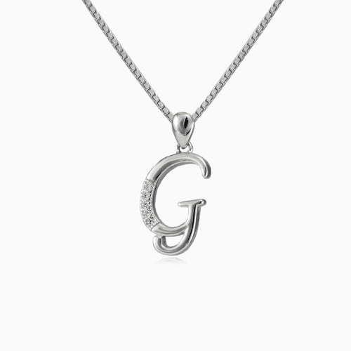 Letter G pendant
