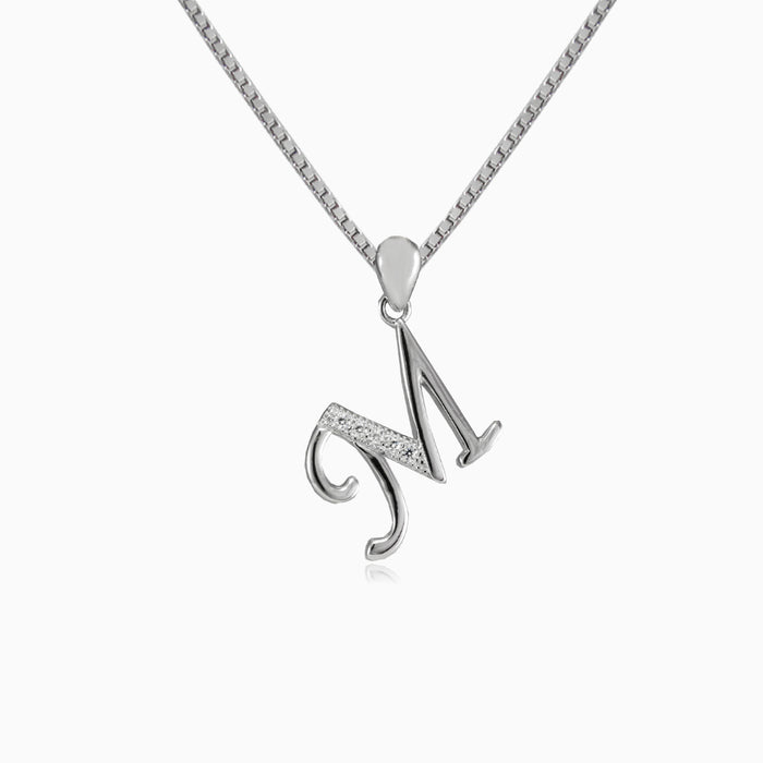 Letter M pendant