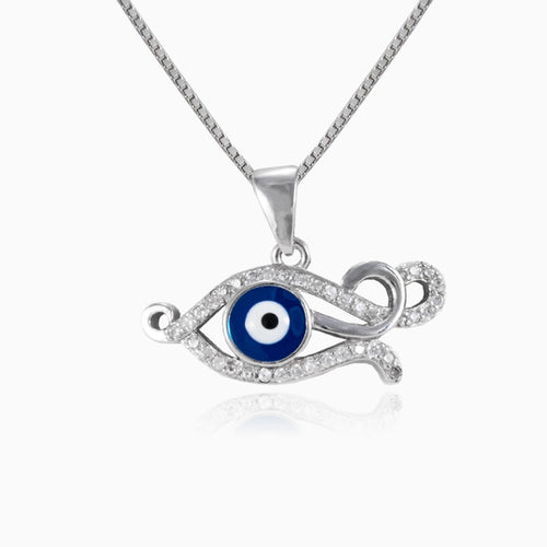 Oriental evil eye pendant