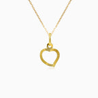 Detailed heart pendant