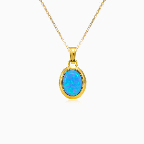 Classic blue opal pendant