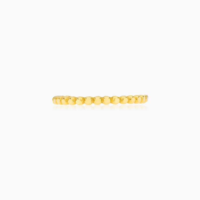 Sprudelnder Gelbgoldring