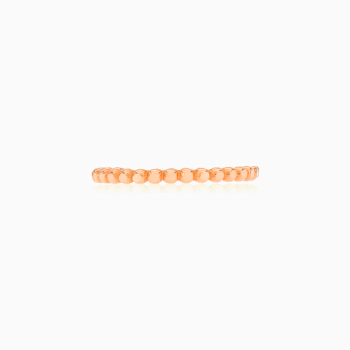Sprudelnder Roségoldring