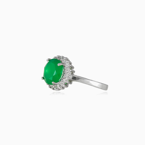 Round jade ring