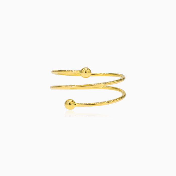 Spiral-Goldring